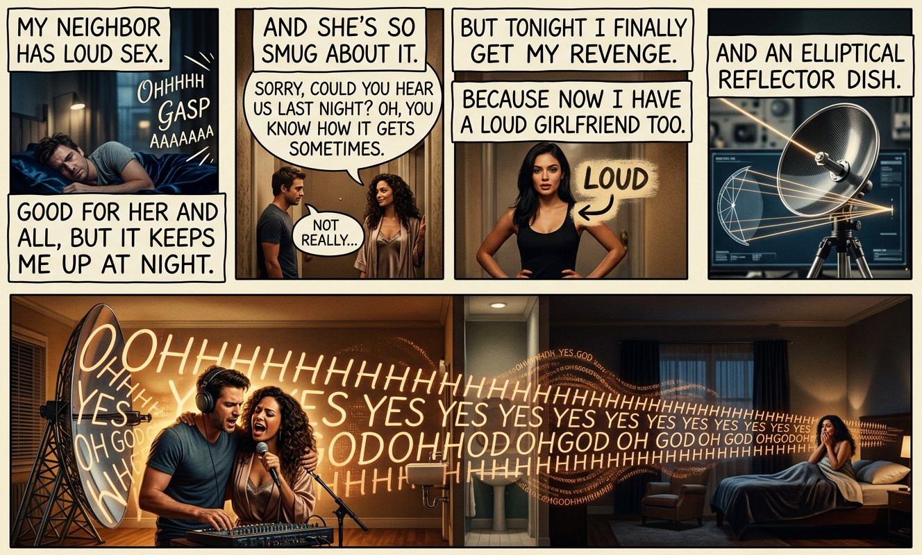 Spherical or parabolic reflectors would of course lead to aberrant behavior.