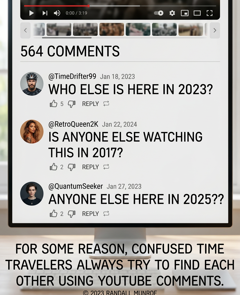 Anyone else watching this Youtube video in 1954? If so, my last trip definitely messed with the timeline.