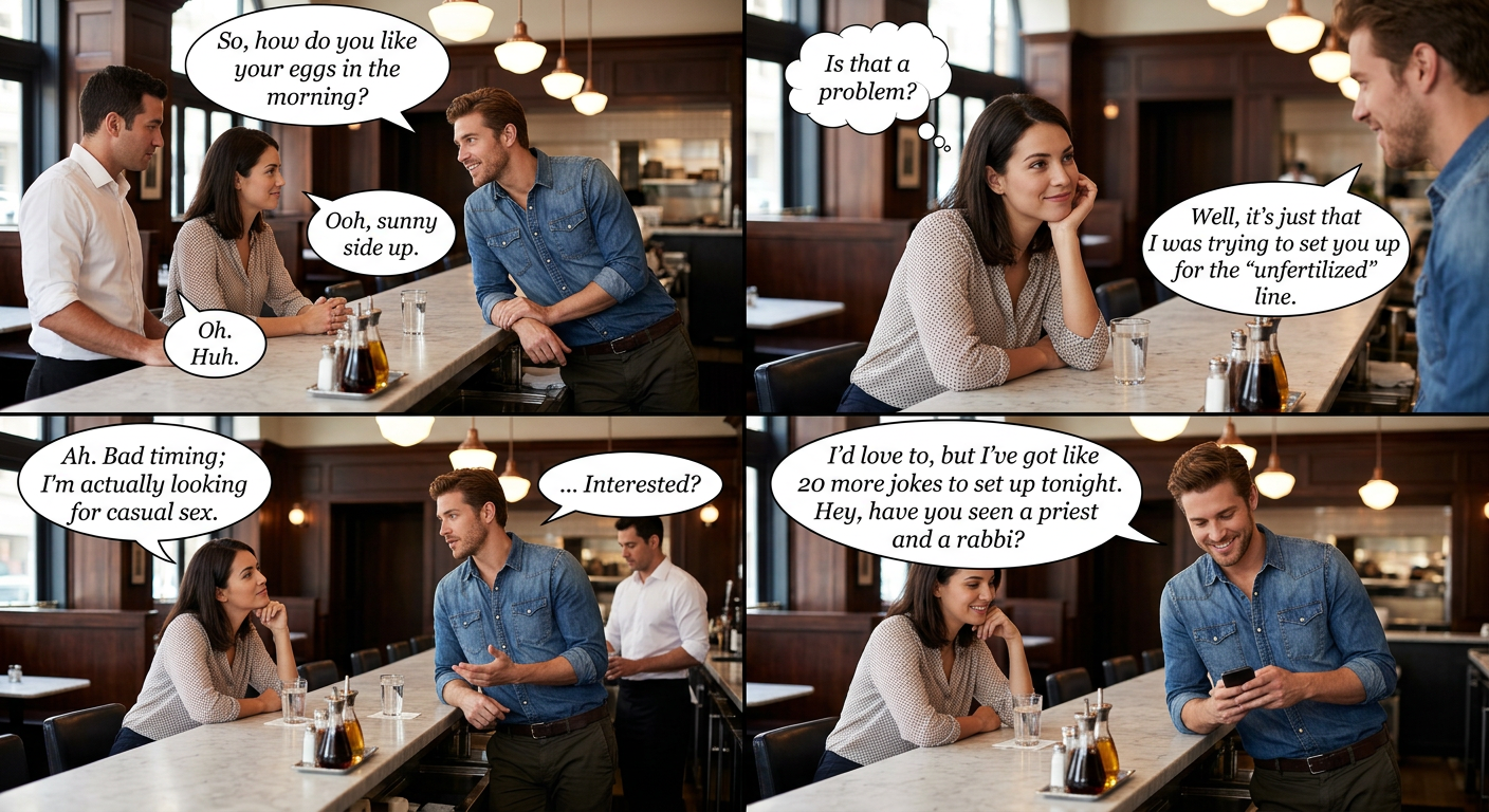 Oh, yeah, we get tons of them at these casual sex bars.