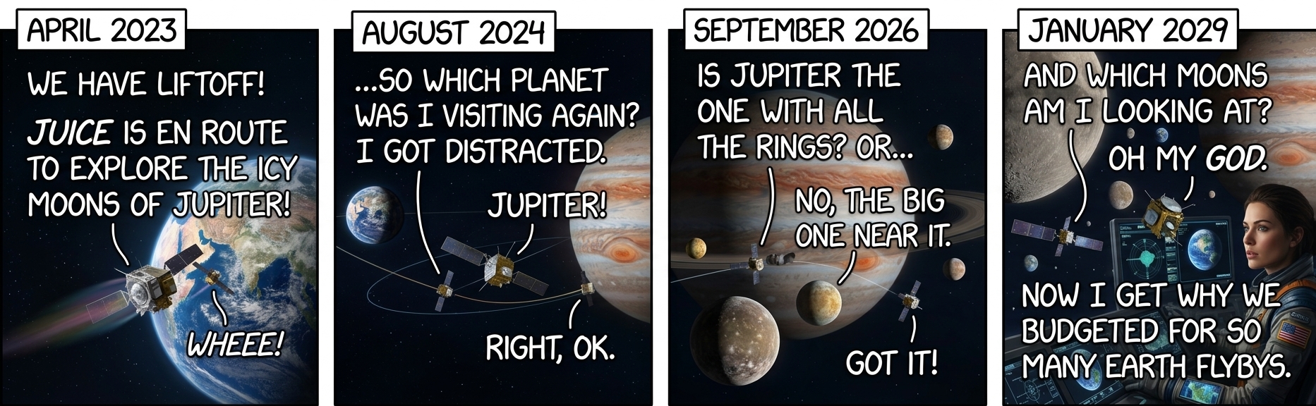 "I did briefly visit Venus in August 2025, but I figured out the mistake on my own because it didn't have any moons."