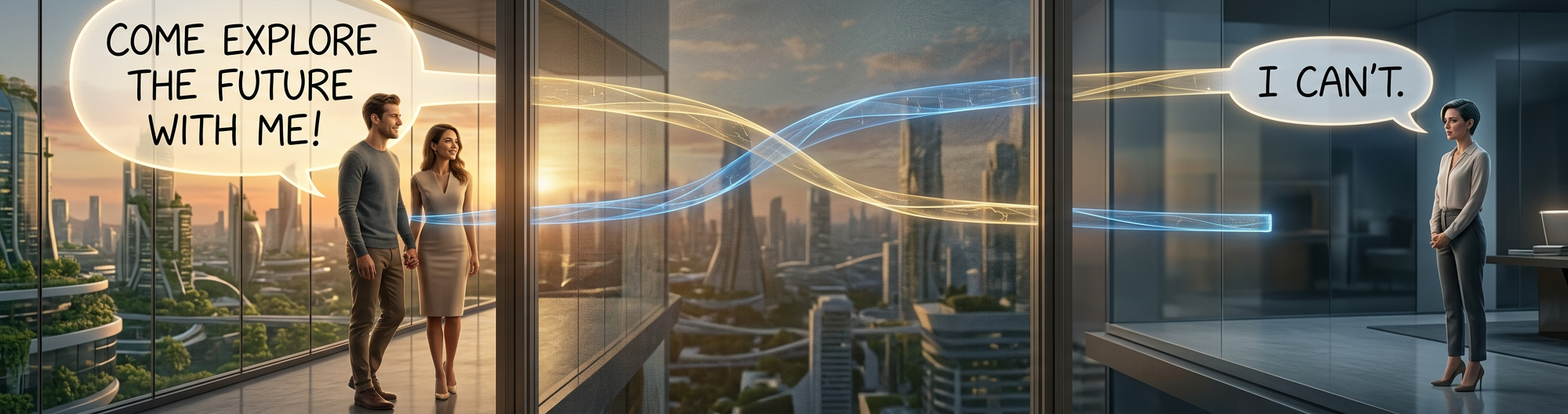 But the past was much too cramped!