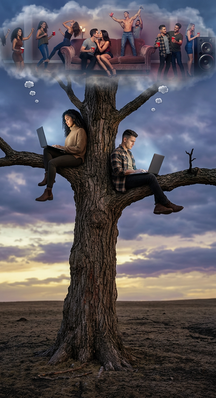 I'm glad this is so much fun because I'm not sure how we're getting down.