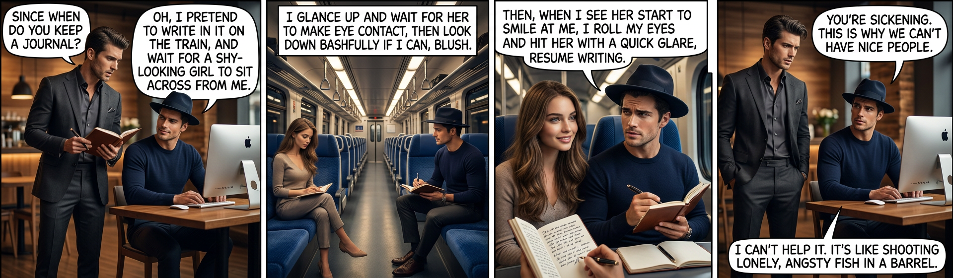 And the journal is filled with all the things I'd say to her if I were nice like you.  I burn it when it's full.