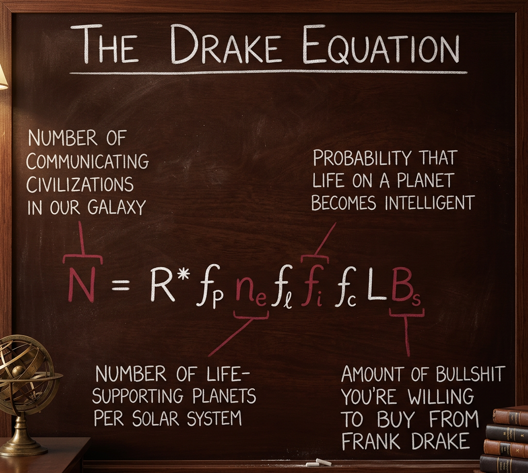 But seriously, there's loads of intelligent life.  It's just not screaming constantly in all directions on the handful of frequencies we search.