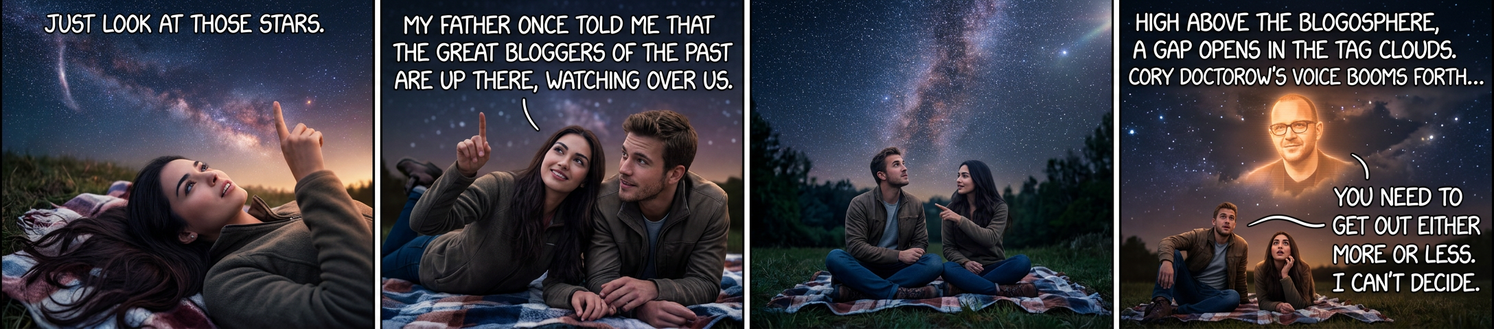 I always figured the word 'blog' would sound *less* silly as the years went by.