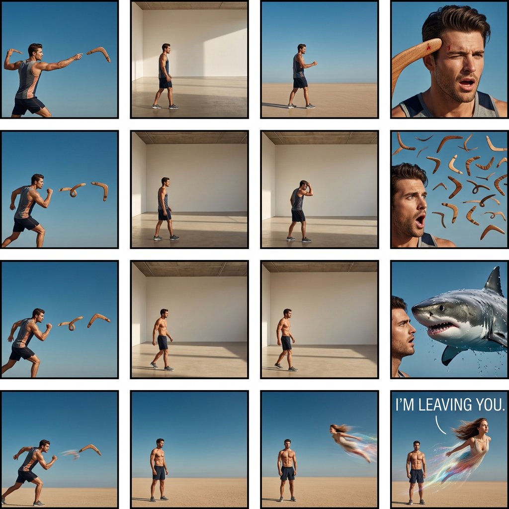 Bonus strip: just read the rightmost panels straight down. 