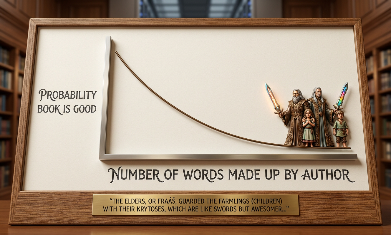 Except for anything by Lewis Carroll or Tolkien, you get five made-up words per story.  I'm looking at you, Anathem.