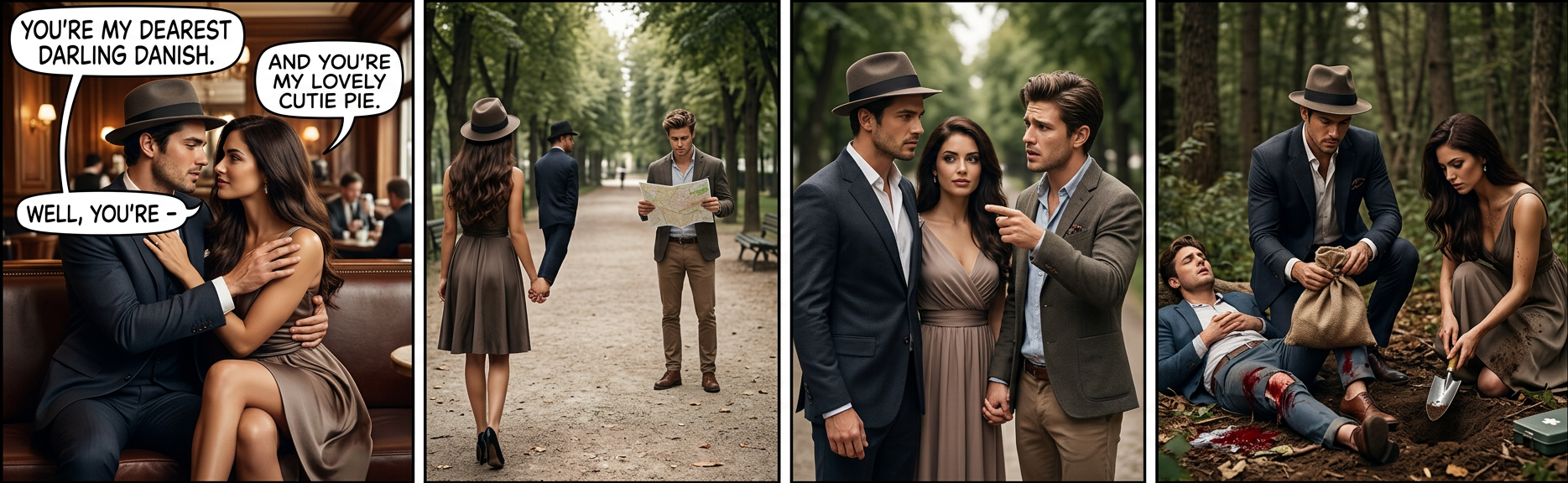 Or perhaps they knew he was there, and were just trying to torment him first.