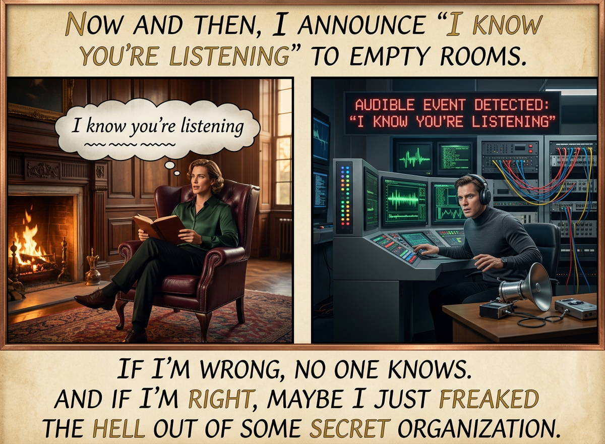 It's basically Pascal's Wager for the paranoid prankster.