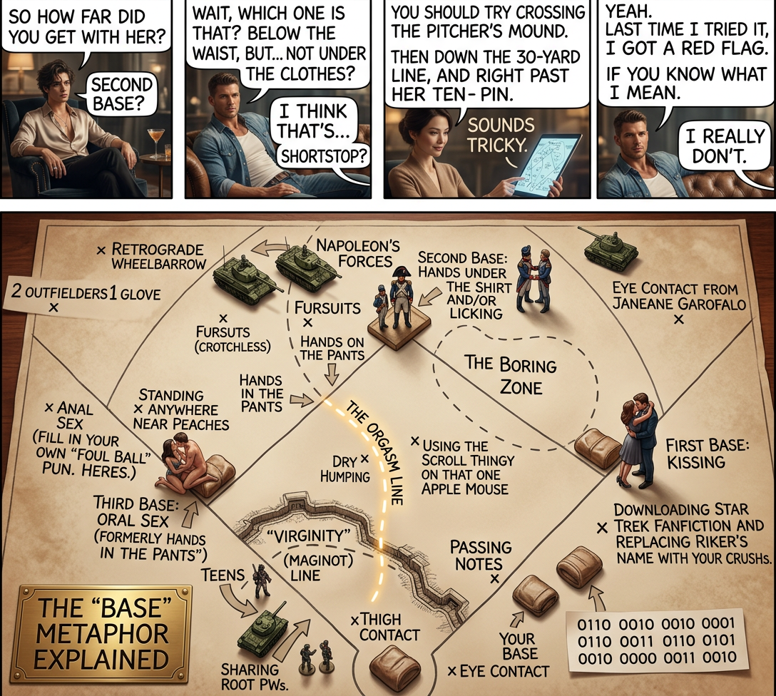 I once got to second base with a basketball player.  She was so confused.