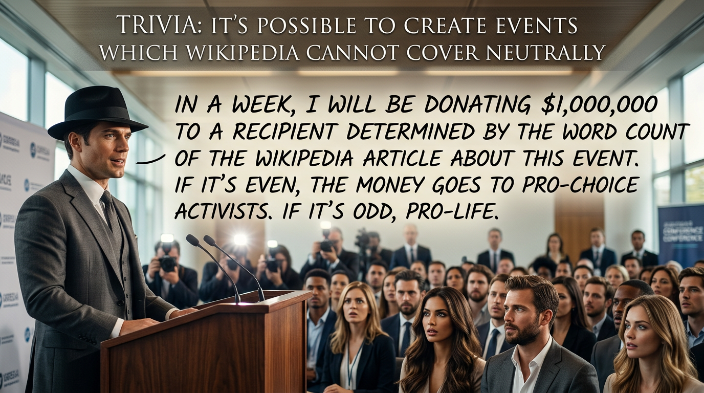 'Hey, everyone, you can totally trust that I didn't do a word count on MY edit!'