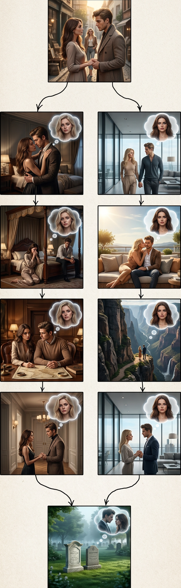 Forever comparing, never evaluating on any external scale.  If you were a sort function, you'd never break the nlogn barrier.