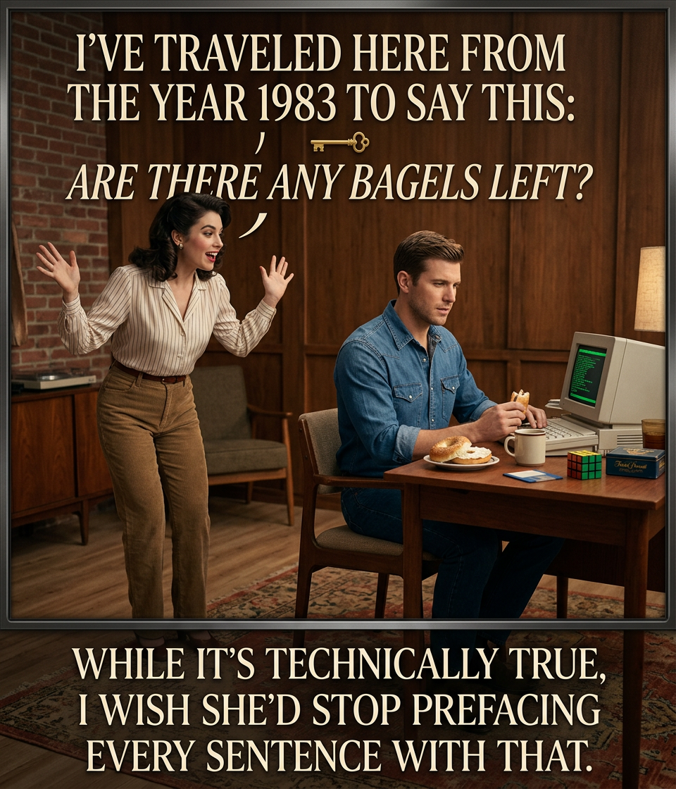 She also starts every letter with "Dear Future <your name>".