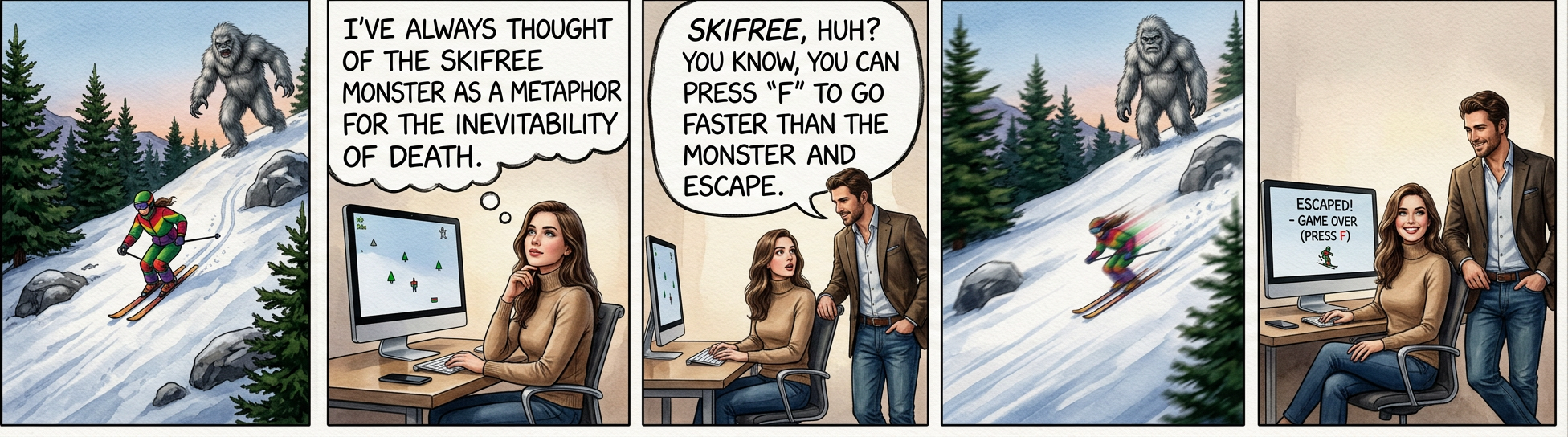 And from that day on, I wore this little 'F' key pendant everywhere I went.