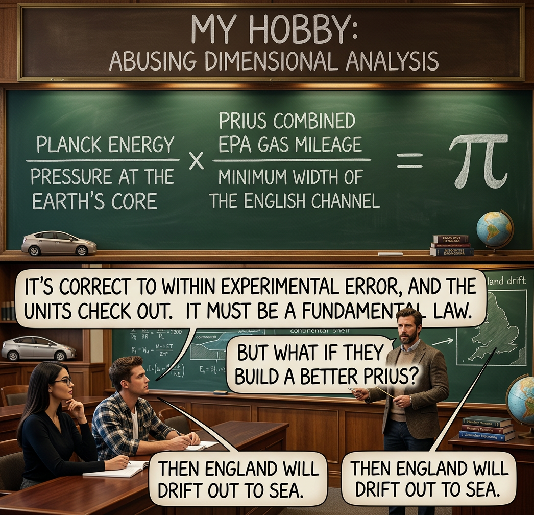 Or the pressure at the Earth's core will rise slightly.