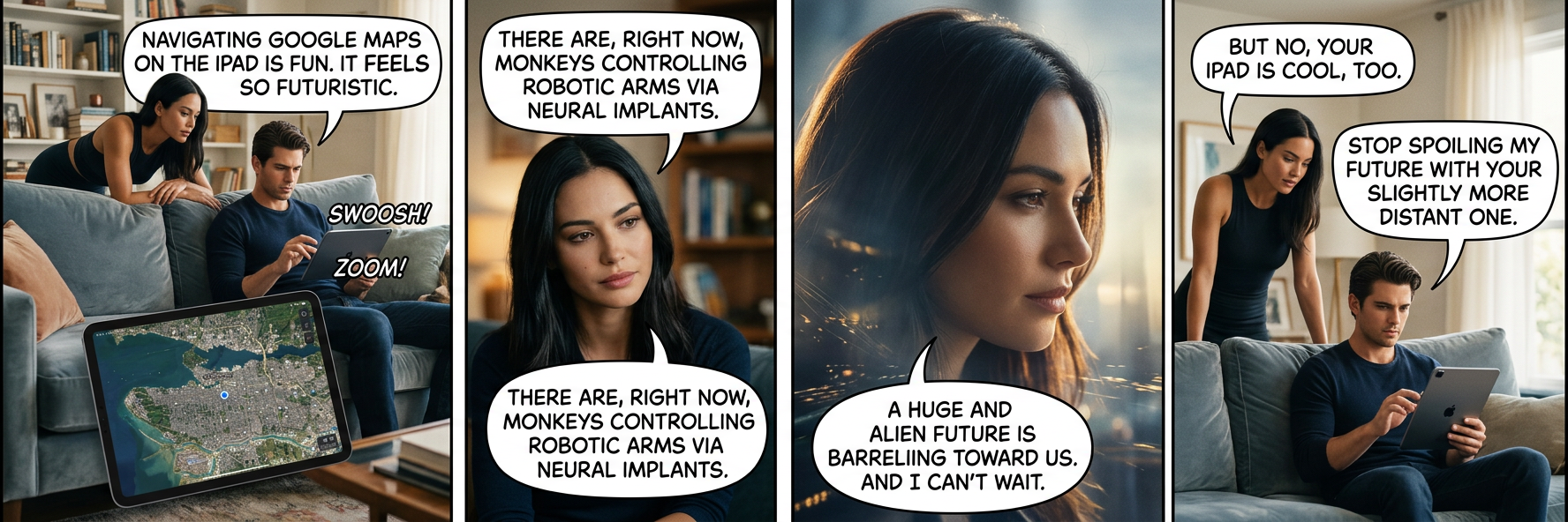 Maybe we're all gonna die, but we're gonna die in *really cool ways*.