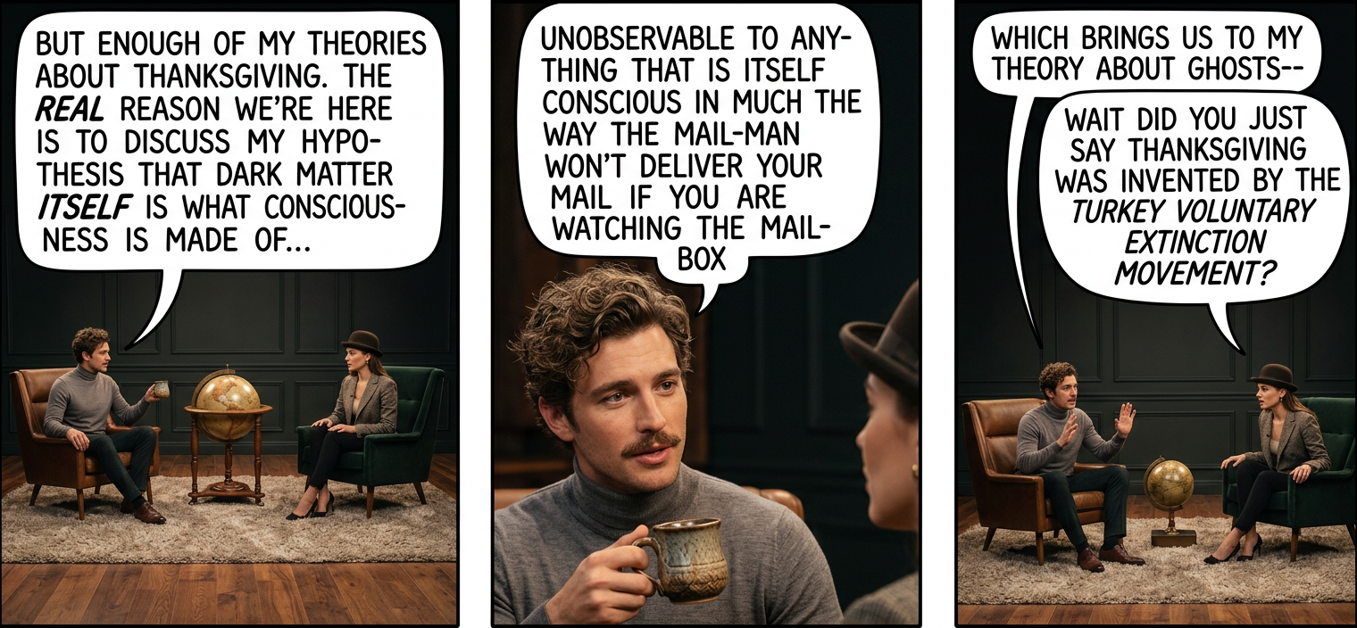 Guest comic by Jeffrey Rowland of Overcompensating/Wigu.  Jeffrey is famous as the picture on the Wikipedia article on 'Necrosis'.