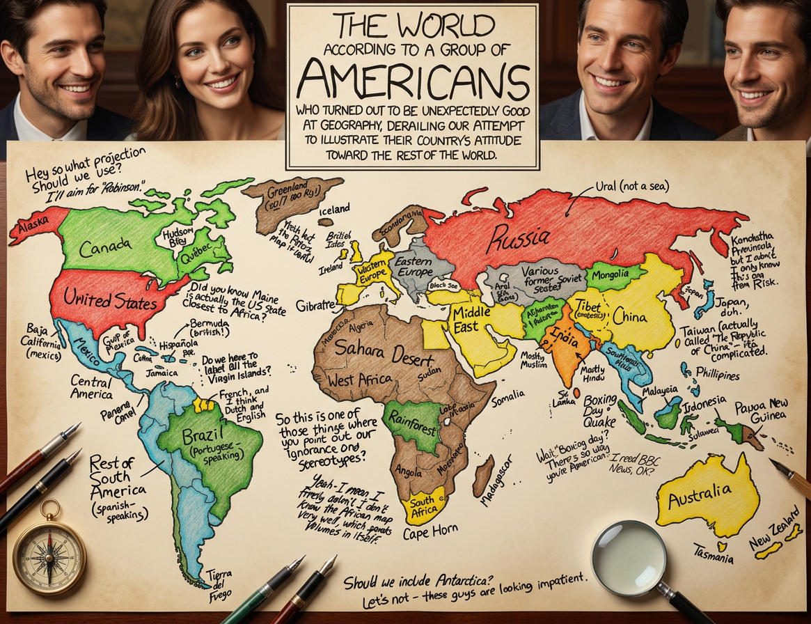 It's not our fault we caught a group on their way home from a geography bee. And they taught us that Uzbekistan is one of the world's two doubly-landlocked countries!