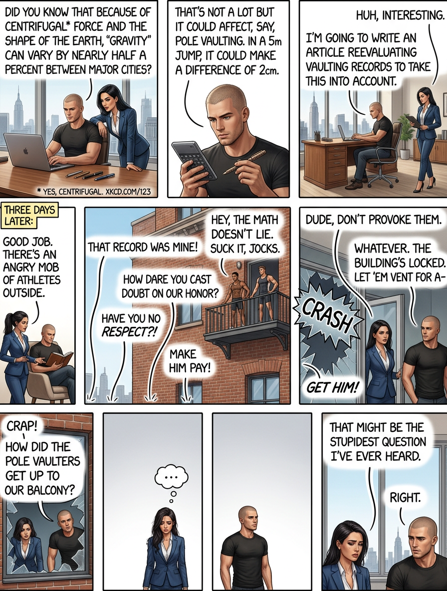 In Rio de Janeiro in 2016, the same jump will get an athlete 0.25% higher (>1cm) than in London four years prior.