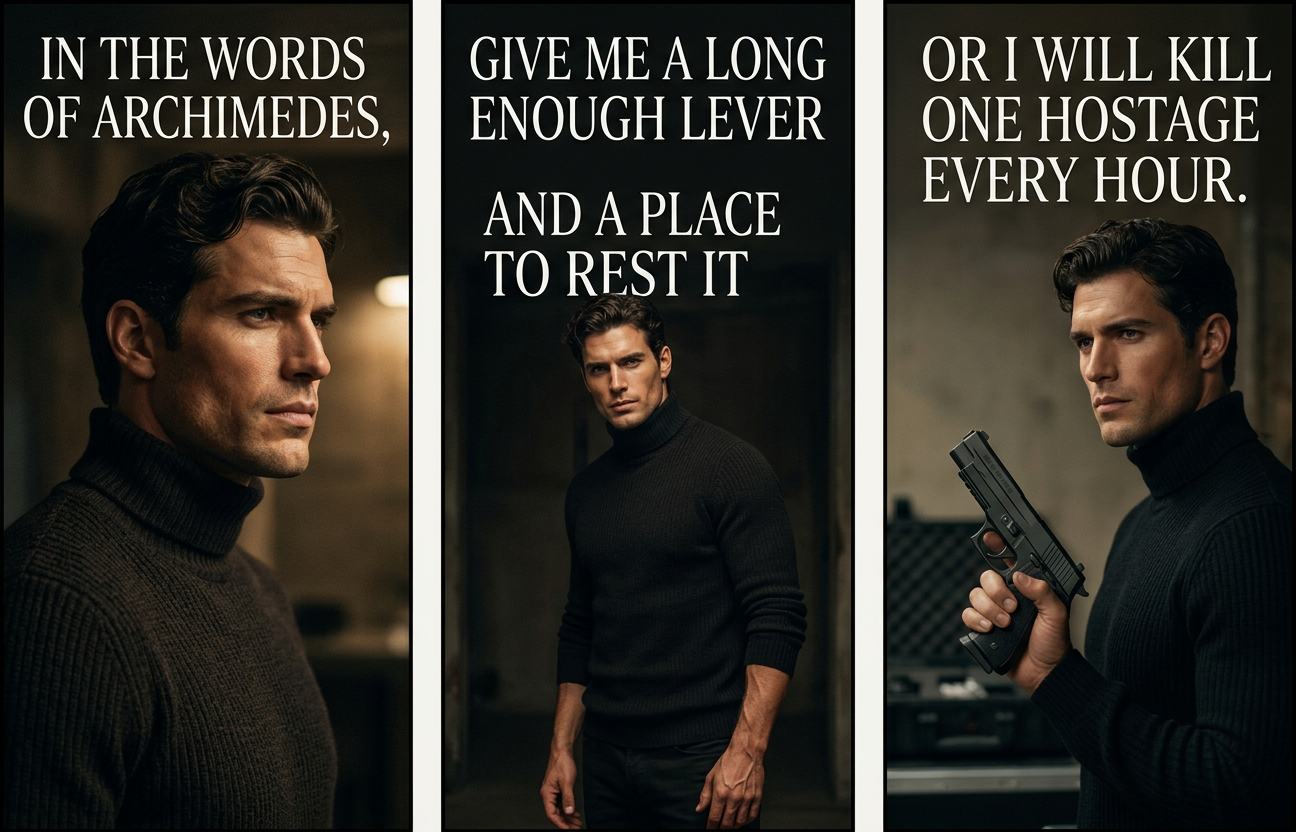 Give a man a fish, or he will destroy the only existing vial of antidote.