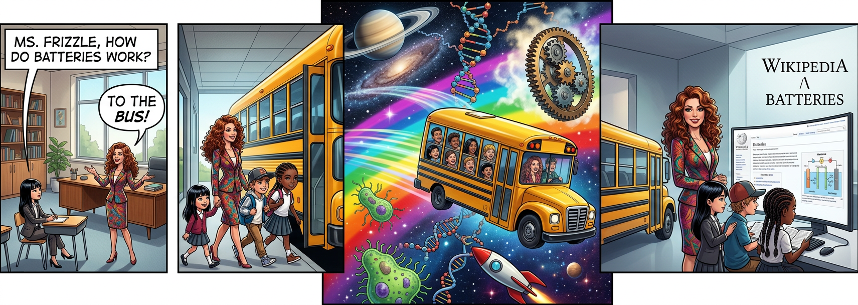 At my OLD school, we used Microsoft Encarta 2005.