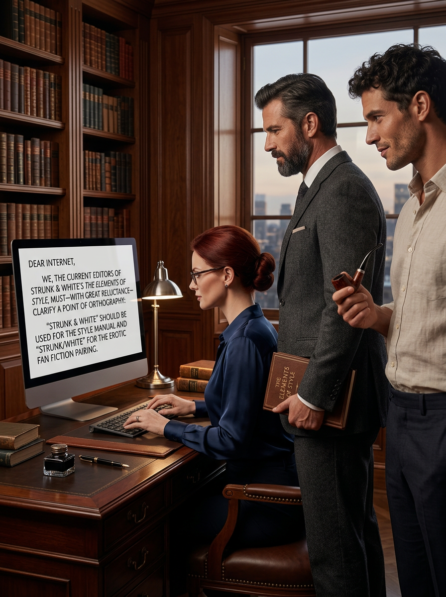 The best thing about Strunk/White fanfiction is that it's virtually guaranteed to be well written.