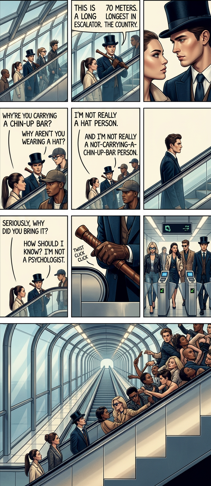 Those few who escaped found the emergency cutoff box disabled. The stampede lasted two hours and reached the bottom three times.